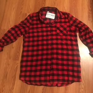 NWT brand new buffalo plaid tunic